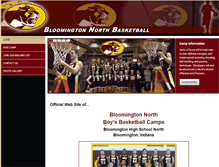 Tablet Screenshot of bloomingtonnorthbasketball.com
